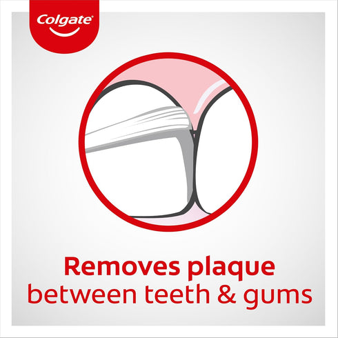 Colgate Total Pro Gum Health Interdental Floss 25m - Waxed Tooth Floss - Improves Gum Health - Helps Reduce Gum Problems - Helps Reduce Tooth Deca...