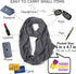 Infinity Loop Solid Color Scarf With Hidden Zipper Pocket For Women - Lightweight Travel Neck Wrap...