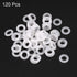 uxcell Silicone O-Rings, 8mm OD 4mm ID 2mm Width VMQ Seal Gasket for Compressor Valves Pipe Repair, White, Pack of 120...
