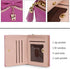 Uromee Girls Wallet Small Card Holder Women Purse Bifold Vegan Leather Zipper Coin Pocket Cute Cat Pendant Tassel...