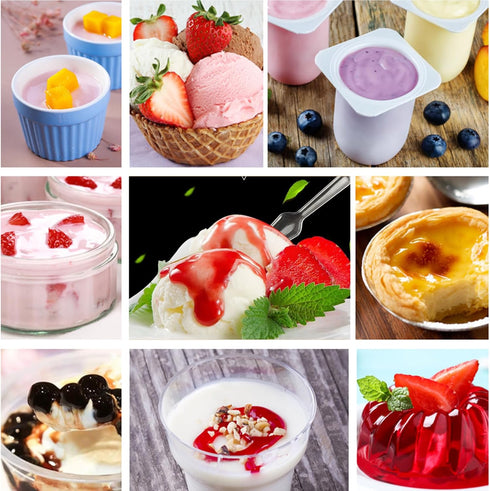 500 Pcs Disposable Clear Plastic Mini Spoons Tasting Spoon Tiny for Jelly Pudding Yogurt Ice Cream Desert Cake Appetizer Party-3 Inch...