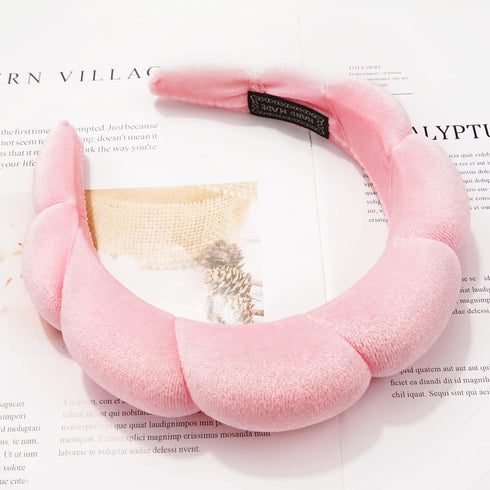 Ayesha Spa Headband for Women Sponge Headband for Washing Face Clouds Soft Hairband Skincare Makeup Headbands for Women Girls Shower Makeup Skinca...