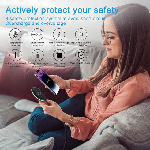 Samsung S24 Wireless Charger Fast Charging Pad for Samsung Galaxy S24 Ultra S23 FE S22 S21 S20,15W Wireless Charger Station + QC3.0 Adapter for iP...