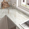 Gold Marble Contact Paper for Countertops Shiny White Marble Peel and Stick Wallpaper for Bathroom Waterproof Contact Paper Marble Countertop Viny...