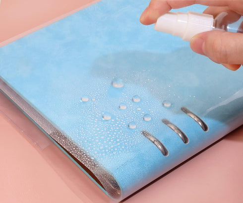 6pcs Clear Exercise Book Covers for School Books Waterproof Plastic Sleeves Multiple Colors Book Case (10.4x7.4?16K)......