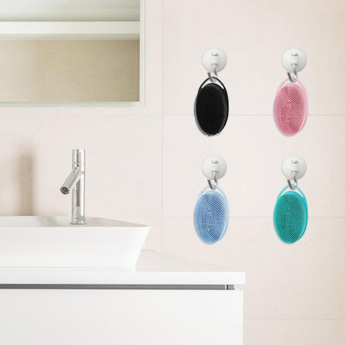 Silicone Body Scrubber, Shower Brush, Gentle Exfoliating Body Scrubber, Soft Silicone Loofah, Rich Lather, Long Lasting, Suitable for Sensitive Sk...