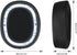 Cooling Gel Replacement Earpads for JBL Everest-710 Everest 710 Over-Ear Wireless Bluetooth Headphones,Ear Pads Cushions with High-Density Noise I...