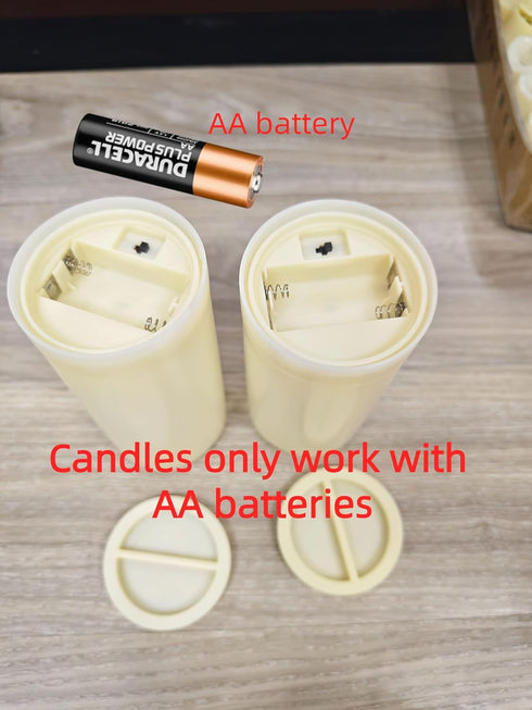 Outdoor Candles, 2 Flickering Waterproof flameless LED Pillar Candles(D: 3" x H: 7") with Remote 2/4/6/8 Timer. Plastic Resin Electric Decorative ...