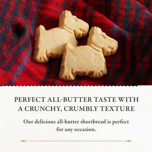 Walker’s All-Butter Mini Scottie Dog Shaped Shortbread - 51-Count Carton - Authentic Shortbread Cookies from Scotland...