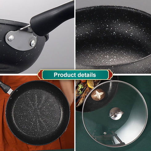 Egg Frying Pan, 4.7-Inch Single Egg Durable Small Pan with Handle, Nonstick Frying Pan With Lid Covered, Heat Resistant Small Egg Skillet Cooking ...