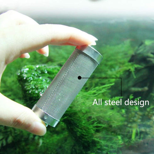 Aquarium Tank Filter 16mm Stainless Steel Mesh Strainer Pre-Filter Tube Intake Filter...