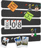 Bulletin board, Jeethemy Felt Pin Board Bar Strips, Self Adhesive Cork Boards for Walls with 35 Push Pins for Bedrooms Offices Home Decoration,5 P...