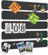 Bulletin board, Jeethemy Felt Pin Board Bar Strips, Self Adhesive Cork Boards for Walls with 35 Push Pins for Bedrooms Offices Home Decoration,5 P...