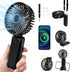 Handheld Fan,Portable Fan,Neck Fan,3600mAh Rechargeable,180° Adjustable,3 Speeds,Quiet Fan with 8-16h Working Time,Super Wind, Fan with Power Bank...