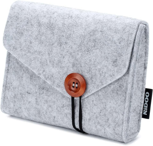 Bag for Power Adapter Storage, Felt Portable Electronics Accessories Organizer Pouch forLaptop Power Supply Magic Mouse Charger Cable Hard Drive P...