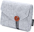 Bag for Power Adapter Storage, Felt Portable Electronics Accessories Organizer Pouch forLaptop Power Supply Magic Mouse Charger Cable Hard Drive P...