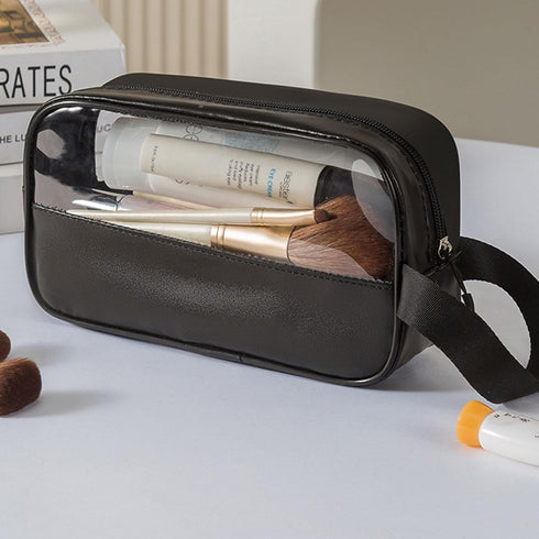 ANEMEL Toiletry Travel Wash Bag Waterproof Portable Traveling Accessories Organizer For Women and Men, Black...
