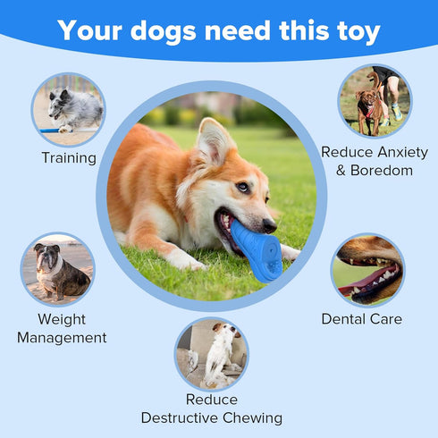 Dog Toys for Aggressive Chewers, Indestructible Dog Toys for Large Dogs, Dog Toys to Keep Them Busy,Tough Dog Toys Natural Rubber Interactive Dog ...