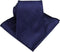 Mens Silk Paisley Tie Set:Necktie and Pocket Square-(Available in Standard 58-inch and 63-inch Extra Long) (Standard 58", Navy Blue)...
