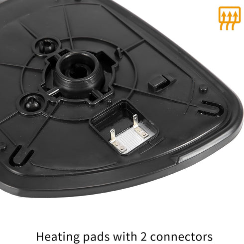 X AUTOHAUX Car Rearview Mirror Glass Replacement with Backing Plate Heated Left Driver Side for Mazda 5 CX-7 for Mazda CX-9...