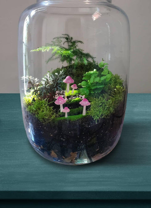 Mini Mushroom Figurines, Tiny Mushrooms Miniature Mushrooms Fairy Garden Accessories Terrarium Decor Micro Resin Mushroom Fairy Garden Decor Mushr...