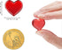 Fangoo 110 Pieces Red Acrylic Heart Red Heart Gems for Valentine's Day Decorations Vase Filler Table Scatter Engagement Wedding Home Decorations(B...