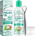 Coconut Mint Oil Pulling Mouthwash, Natural Coconut Oil Mint Mouthwash Keeps Breath Fresh Suitable for Dates and Daily Oral Care, White Teeth & He...