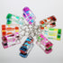 Dynamic Liquid Timers Key Chain Set, Colorful Motion Bubbler Timekeeper Key Chain, Liquid Hourglass Keychains...