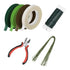 Floral Arrangement Kit, 4 Rolls 30 Yards Floral Tape and Wire Cutter with Green Floral Stem Wire and 22 Gauge Green Floral Wire for Floral Arrangi...