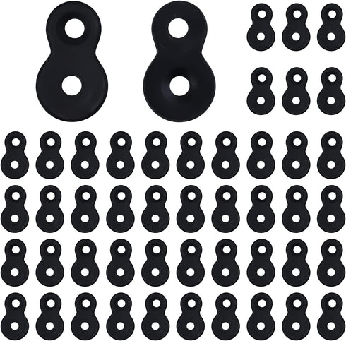 48 Pcs Figure 8 Fastener Steel Table Top Fastener Heavy Duty Hardware Desk Top Fastener for Wood,12 Gauge Steel,Table Top Connector Bracket Desk T...
