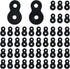 48 Pcs Figure 8 Fastener Steel Table Top Fastener Heavy Duty Hardware Desk Top Fastener for Wood,12 Gauge Steel,Table Top Connector Bracket Desk T...