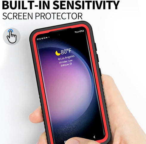 BEASTEK Galaxy S23 Plus Waterproof Case, Shockproof Dustproof IP68 Underwater Case, FSN Series with Built-in Screen Protector Anti-scratch 360 Cov...
