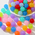 20mm Acrylic Beads Color Round Beads Chunky Bubblegum Beads for DIY Jewelry Making (Color)...