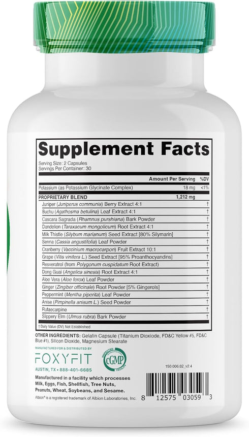 Detox for Her 30 Day Detox Cleanse Formula That Supports Healthy Digestion Function, Promotes Detoxification, & Balances from Within*...