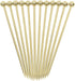 Cocktail Picks Stainless Steel Martini Skewer Reusable Ball Top,Gold (Set of 12)...