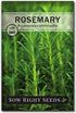 Sow Right Seeds - Rosemary Seed for Planting - Non-GMO Heirloom Packet with Instructions to Plant and Grow a Kitchen Herb Garden - Indoors or Outd...