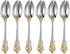 KEAWELL Luxurious 5.1-Inch Espresso Spoons Set - 6 Pieces - Mini Coffee Spoon, 18/10 Stainless Steel - Gorgeous Design with Exceptional Mirror Pol...