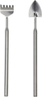 Esschert Design USA GT163 Telescoping Terrarium Rake and Trowel Tool Set, Siler...