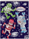 eeBoo: Silver Robots Sketchbook, 60 Pages, Durable Spiral-Bound Sketchbook, Matte Paper, Can be Used for Doodling, Coloring, Sketching or Creating...