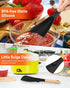Cooking Spoon for Nonstick Cookwares, Great for Cooking and Serving Durable BPA-Free Matte Silicone, Wood Handle Spoon for Mixing, Scoop, and Scra...