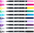 Tombow 56188 Dual Brush Pen Art Markers, Galaxy, 10-Pack. Blendable, Brush and Fine Tip Markers...