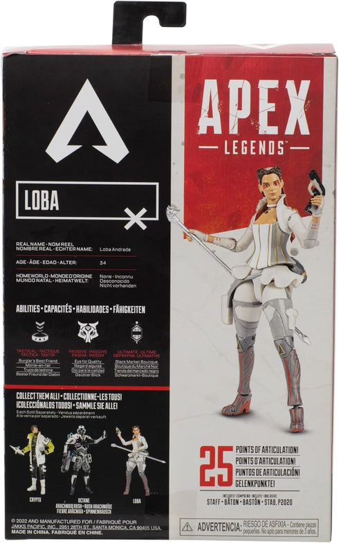 Electronic Arts Apex Legends Action Figure 6-Inch Loba Collectible...