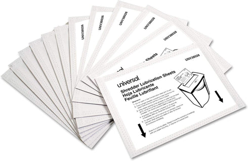 Universal RS-SLS-02 5.5 in. x 2.8 in. Shredder Lubricant Sheets (24/Pack)...