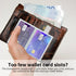 Plastic Wallet Insert for Credit Card Set of 2, Men Wallets Accordion Style Card Picture Holder (Accordion 7 Page)...