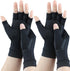 2 Pairs Copper Arthritis Gloves for Carpal Tunnel Pain Relief, Compression Gloves to Alleviate Hand Pain, Swelling, Fingerless Computer Typing Glo...