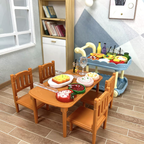 200pcs Miniature Landscape Food Drinks Bottle Mini Toys Doll House Kitchen Play Resin Dollhouse Accessories for Adults Teenagers Cooking Game Hamb...