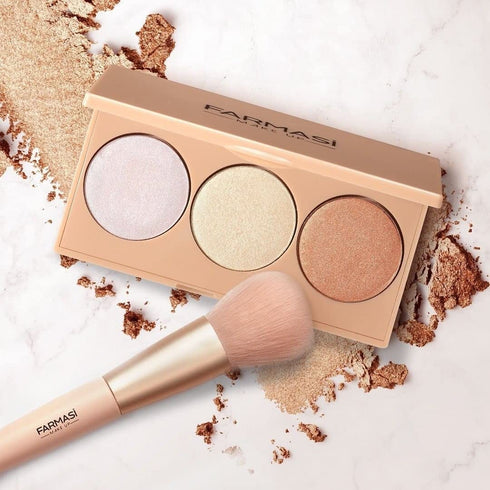FARMASI- PEACH BITE bronzer- 3 in 1 PALETTE...