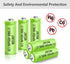 JINTION NIMH 2/3AAA Rechargeable 2/3 AAA Batteries 1.2V 400mAh Rechargeable Battery Batteries Button Top 5 pack(They are not AAA Size Batteries)...