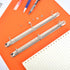 2 Pieces Letter Size Ring Binder Mechanism Replacement Kit 3-Ring Metal Binder Mechanisms Loose Leaf Binding Spines Combs for Binder Organizers...