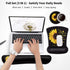 Keyboard Wrist Rest and Mouse Pad Wrist Support Set,Bible Verse Philippians 4:13 Sunflower Ergonomic Gel Mouse Pad,Easy Typing Pain Relief, Memory...
